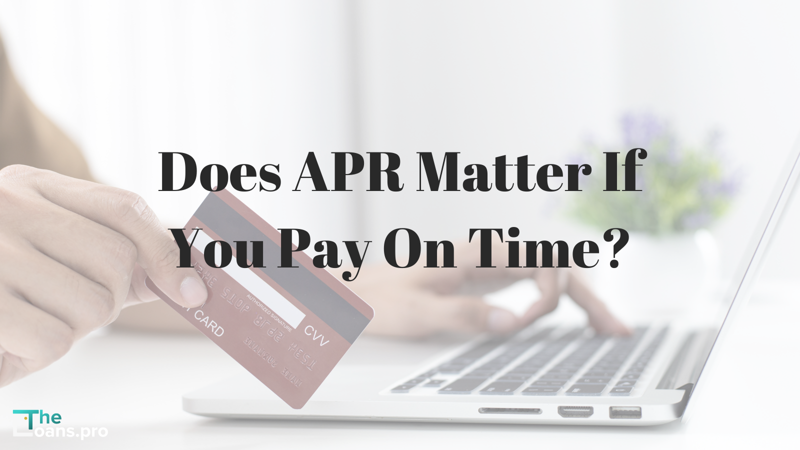 Does APR Matter If You Pay on Time?