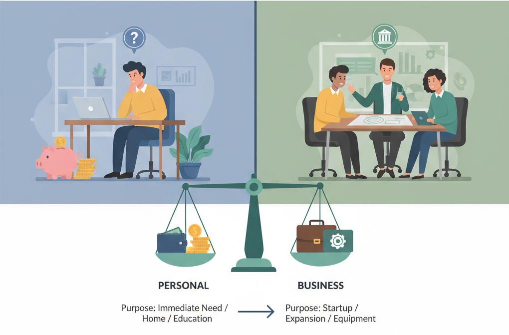 How to Choose Between Personal and Business Loans: A Decision Guide