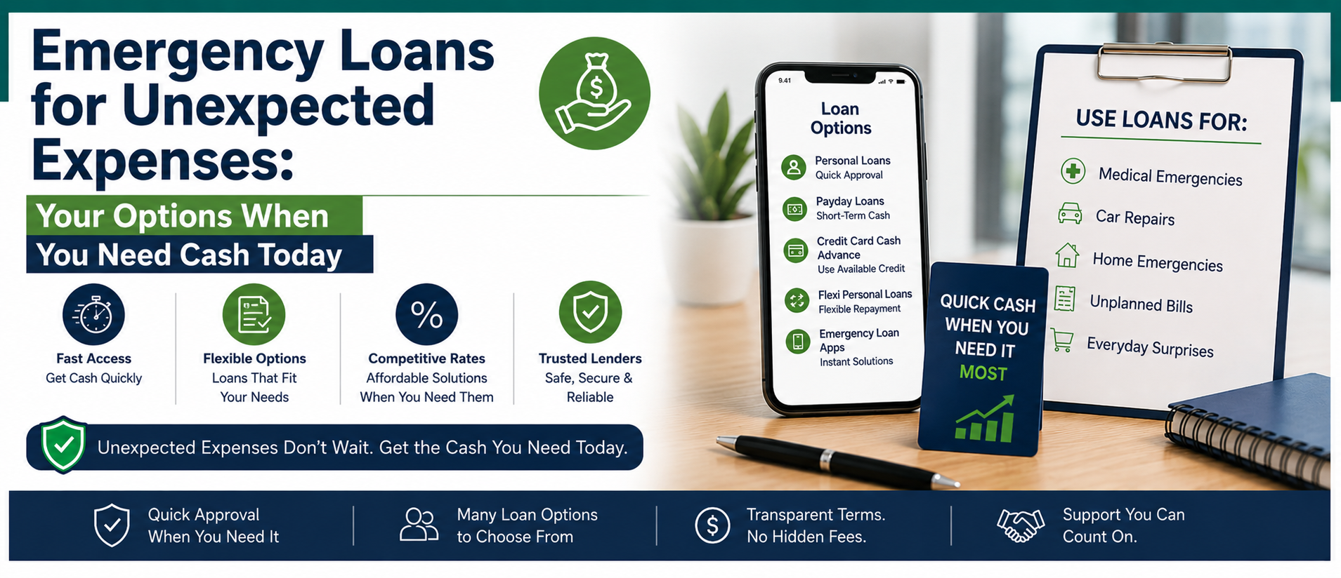 Emergency Loans for Unexpected Expenses: Your Options When You Need Cash Today